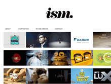 Tablet Screenshot of ismstudios.com.au